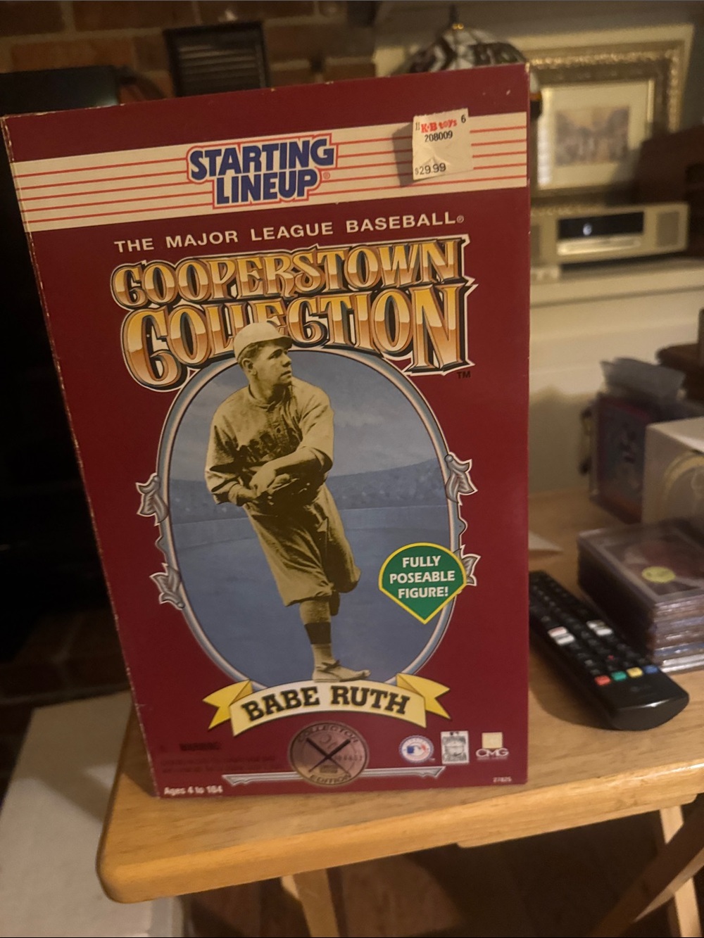 Cooperstown Collection Babe Ruth Figure - Maroon Starting Lineup